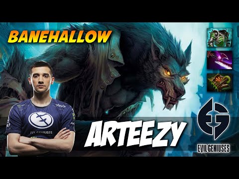 EG.Arteezy Lycan BANEHALLOW - Dota 2 Pro Gameplay [Watch & Learn]