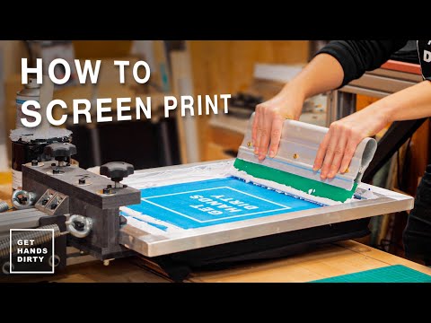 , title : 'Print Your Own Posters, T-Shirts and More // Screen Printing Basics