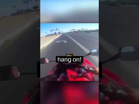 Biker and Worker Wholesome Moment