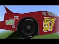 Minecraft Disney Pixar Cars Mega Build Racer 57 Seen In The Cars 2005 Teaser Trailer