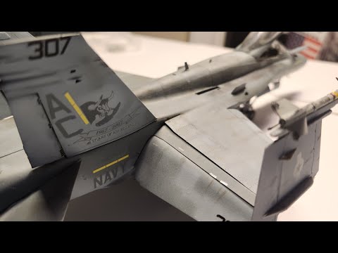 Kinetic  1/48 F/A-18C Hornet Part 3