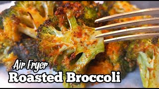 Air Fryer Roasted Broccoli | Roasted Broccoli Recipe