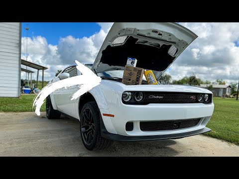 FIRST OIL CHANGE For My 2022 Dodge Challenger R/T Scat Pack!!!