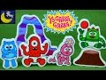 Yo Gabba Gabba Foam Figure Bath Toys Play Set Baby Brobee Muno Toodee Foofa Babies DJ Gooble