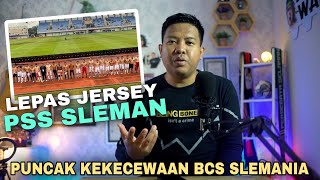 Download lagu Aksi Lepas Jersey Semua Pemain PSS Sleman | Puncak Kekecewaan BCS Slemania mp3