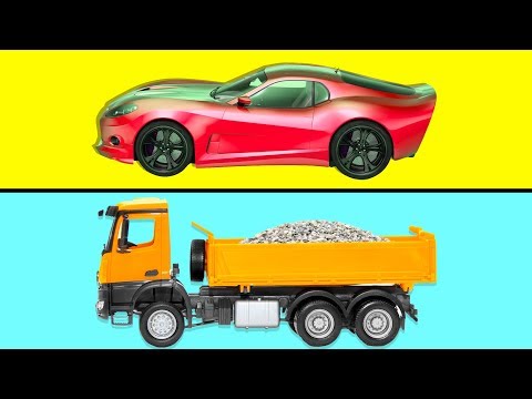 Çocuklar İçin Kamyonlar Arabalar |  Gerçek Araç Sesleri | Kara Hava Deniz Taşıtlarını Öğrenelim