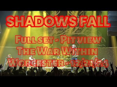 Shadows Fall live - [Full set HD - The War Within] - Worcester Palladium - 12/21/24