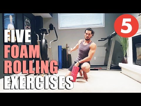 5 FOAM ROLLING Exercises In 5 Minutes! Foam Roller Stretches (TRY!👍)