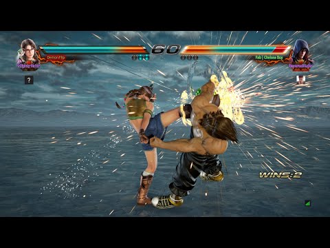 Tekken 7 Julia gives beautiful treatment to Jin Kazama...