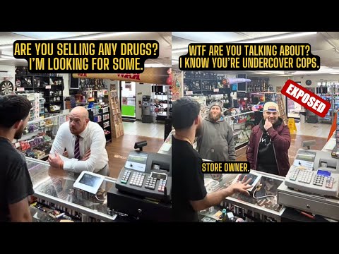 Undercover Cops Harass Store Owner With Repeated Drug Fishing Attempts