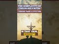 The Simplicity Of Childlike Faith: Lessons From Little Cleo   #shorts #short #shortsvideo