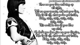Jessie J - Strip Lyrics [HD]