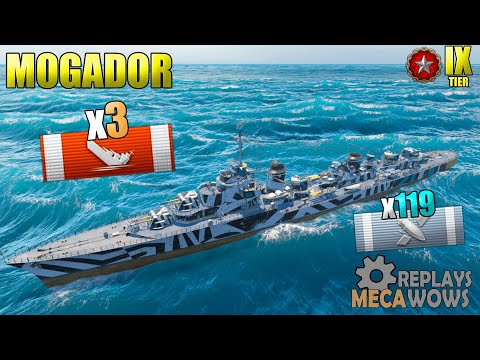 Mogador Ranked torturing CV | World of Warships