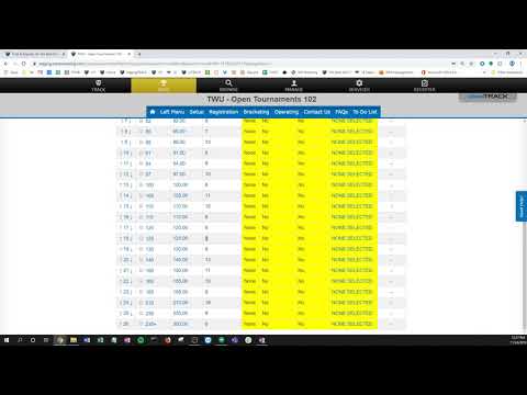 Trackwrestling Brackets
