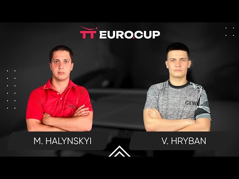 15:30 Mykola Halynskyi - Vadym Hryban 14.01.2024 TT Euro.Cup  Ukraine Star. TABLE 4