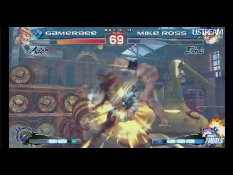 |EVO2010| SSF4 - Gamerbee (Adon) vs. Mike Ross (Honda) - Finals