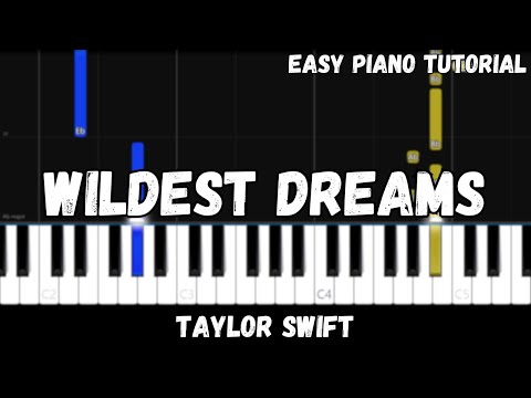 Taylor Swift - Wildest Dreams (Easy Piano Tutorial)