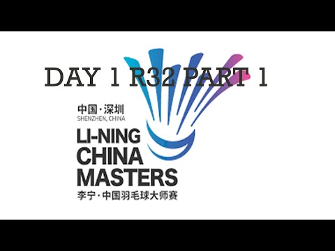 🔴DAY 1 R32 PART 1 I China Masters 2023 I Siaran Langsung LIVESCORE