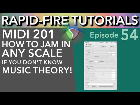 How to Jam in any key without knowing music theory (Rapid-Fire Reaper Tutorials Ep54)