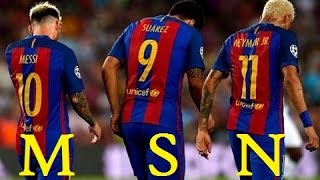 MSN - Messi/Suárez/Neymar Jr - Skills & Goals 2016/2017 - Part 2