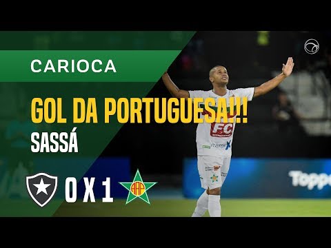 GOL (SASSÁ) - BOTAFOGO X PORTUGUESA-RJ - 16/01 - CARIOCA 2018