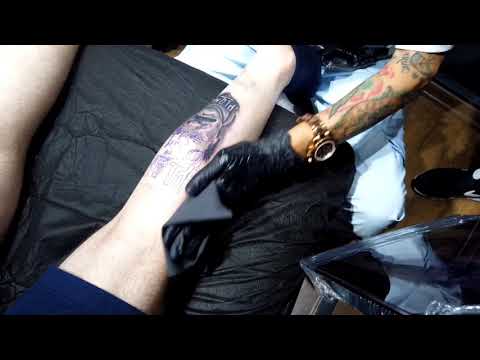 Pablo Emilio Escobar Gaviria Tattoo- Time Lapse Video