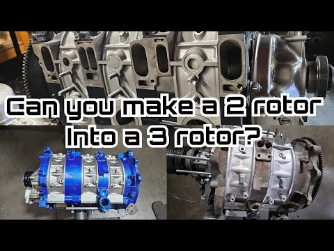 Turn a 13b 2 Rotor into a 3 Rotor 20b Can you build a twenty out of a 13b engine - KMR Rotary