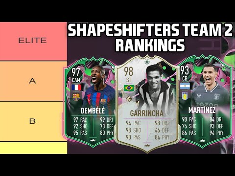 RANKING THE BEST SHAPESHIFTERS TEAM 2 PROMO CARDS IN FIFA 23 ULTIMATE TEAM