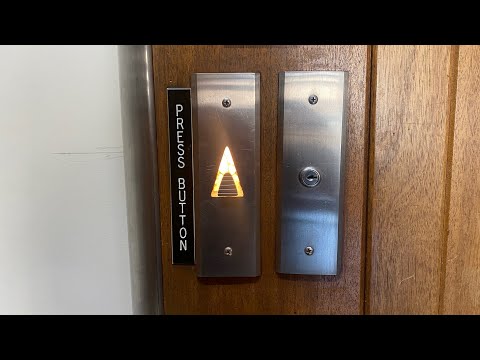 Triangle Buttons! Westinghouse Traction Elevator - McLane Building - Wheeling, WV￼