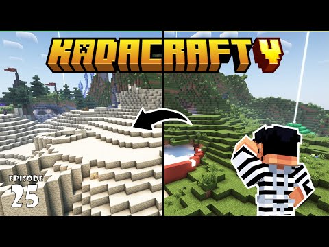 I TRANSFORMED THIS LAND INTO A DESSERT FOR MY MINI GAME IN KADACRAFT - KADACRAFT V EP. 25