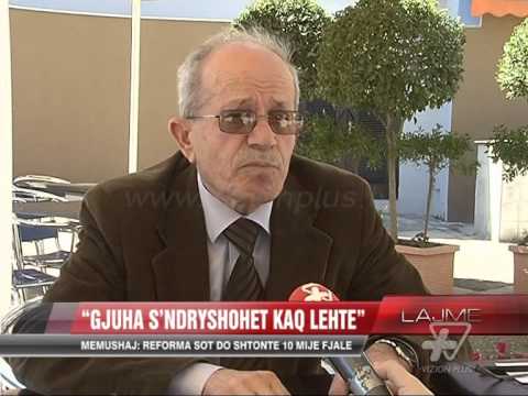 Memushaj: Gjuha s'ndryshohet kaq lehtë - News, Lajme - Vizion Plus