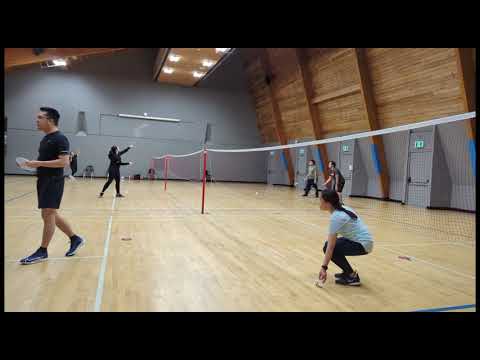 Let's Play and Be Healthy, Badminton Tayo sa Cedar Hill Recreation, Victoria BC