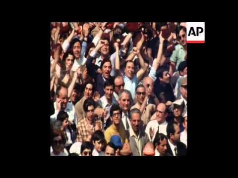 SYND 02/06/1970 A PARADE THROUGH ROME ON THE OCCASION OF THE 24TH ANNIVERSARY OF THE REPUBLIC
