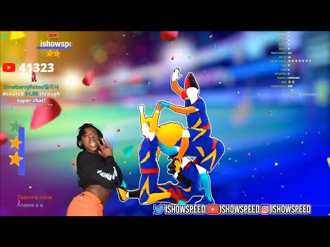 iShowSpeed Dances Waka Waka 😳😂 (This Time for Africa)