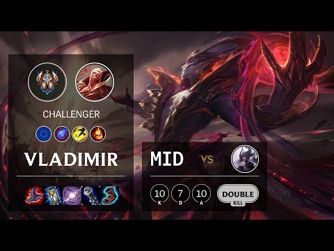 Vladimir Mid vs Syndra - EUW Challenger Patch 10.4