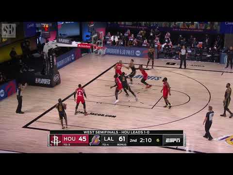 Rajon Rondo Full Play | Rockets vs Lakers 2019-20 West Conf Semifinals Game 2 | Smart Highlights