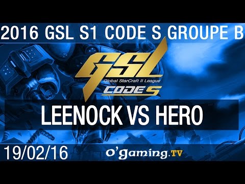 Leenock vs herO - ZvP - 2016 GSL S1 Code S - Groupe B