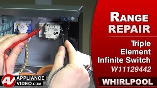 Whirlpool Stove - One Element Will Not Heat - Triple Burner Infinite Switch Repair and Diagnostic