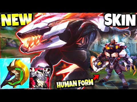 New Project Renekton Skin made him a HUMAN???? 🤯 LoL Top Renekton Legendary Skin PBE s11 Gameplay