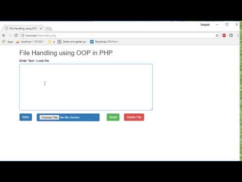File Handling in PHP Write data into file