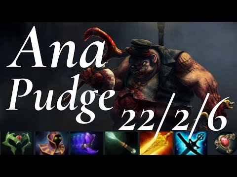 Ana mid Pudge vs Juggernaut - 200% destroy mid, that's my husband! - dota2