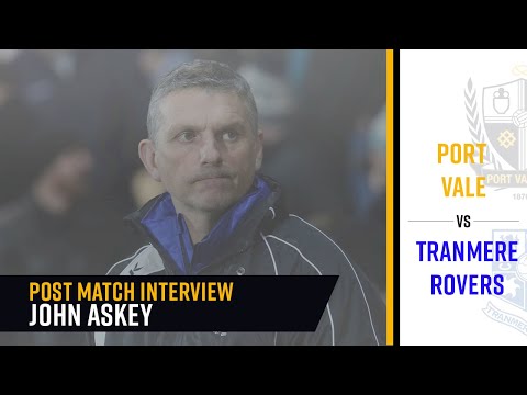 "It hurts" - John Askey speaks after Tranmere defeat