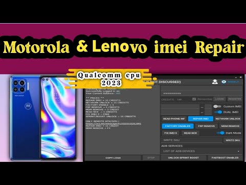 How to Motorola & Lenovo New Security imei Repair | XT2075 Repair imei One Click