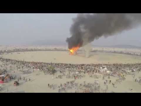 Burning Man 2014 Drone camera GOPRO on a DJI Phantom