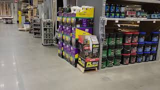 A tour of the lumber section at Lowes