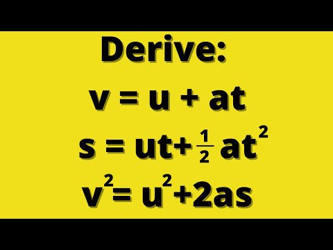 How to Derive the Equations of Motion (Derivation)