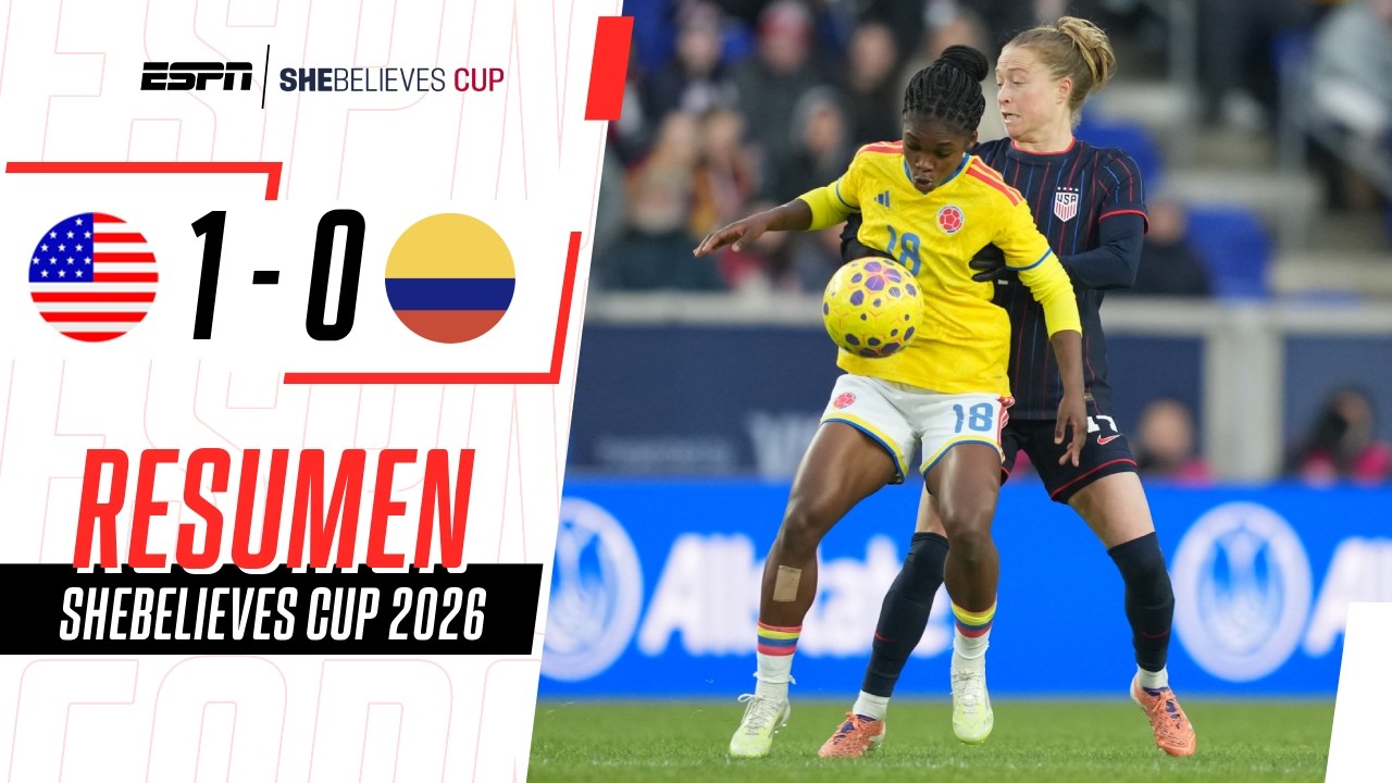 CON UN SOLITARIO GOL, ESTADOS UNIDOS LE GANÓ A COLOMBIA EN EL FINAL | USA 1-0 Colombia | RESUMEN