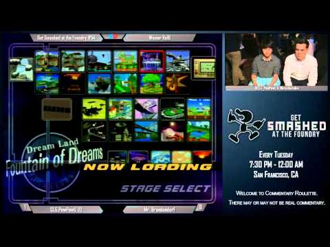 Get Smashed at the Foundry #54 - Winner Ro16: CLG.PewPewU (Falco) vs Mr. Brandandorf (Ganon)