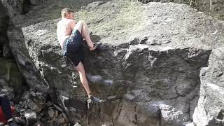 Video thumbnail of Evergreen, 6B+. Sněžník