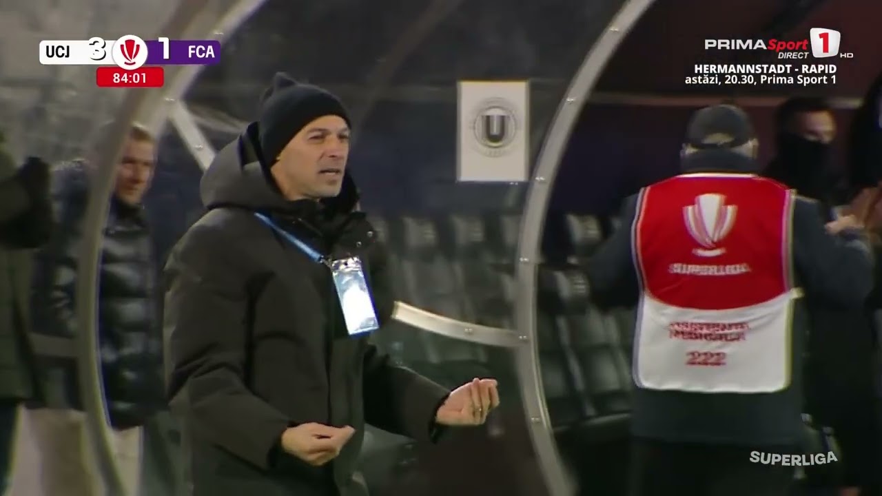 Universitatea Cluj vs Argeș Pitești Highlights